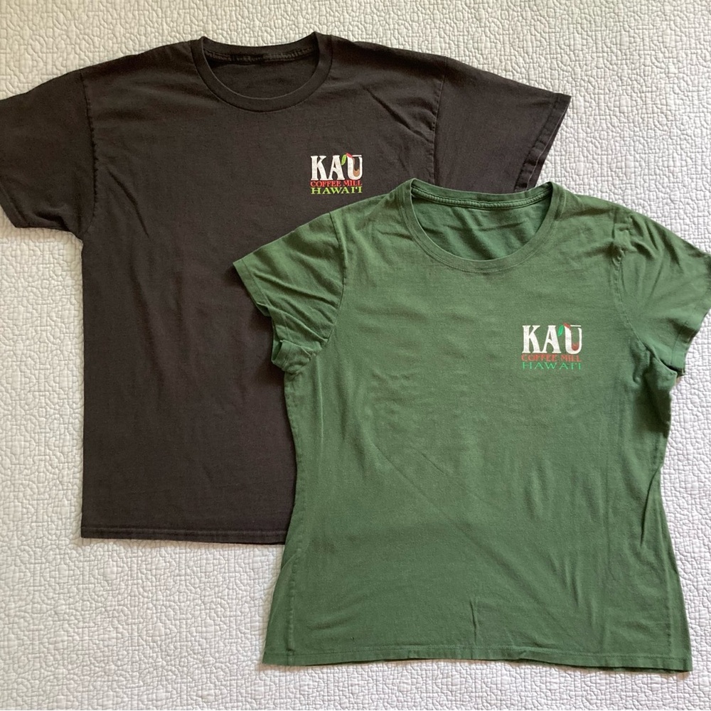 Kau Coffee Mill Big Island Hawai’i Cotton T-Shirts 2️⃣